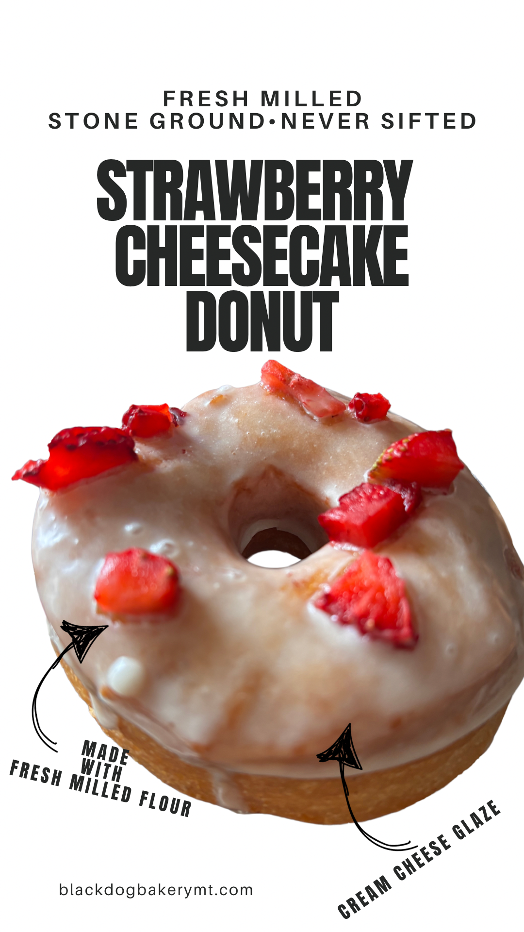 Strawberry Cheesecake Donut